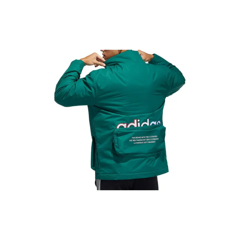 Adidas Originals Puffer Jackets Men Green-2