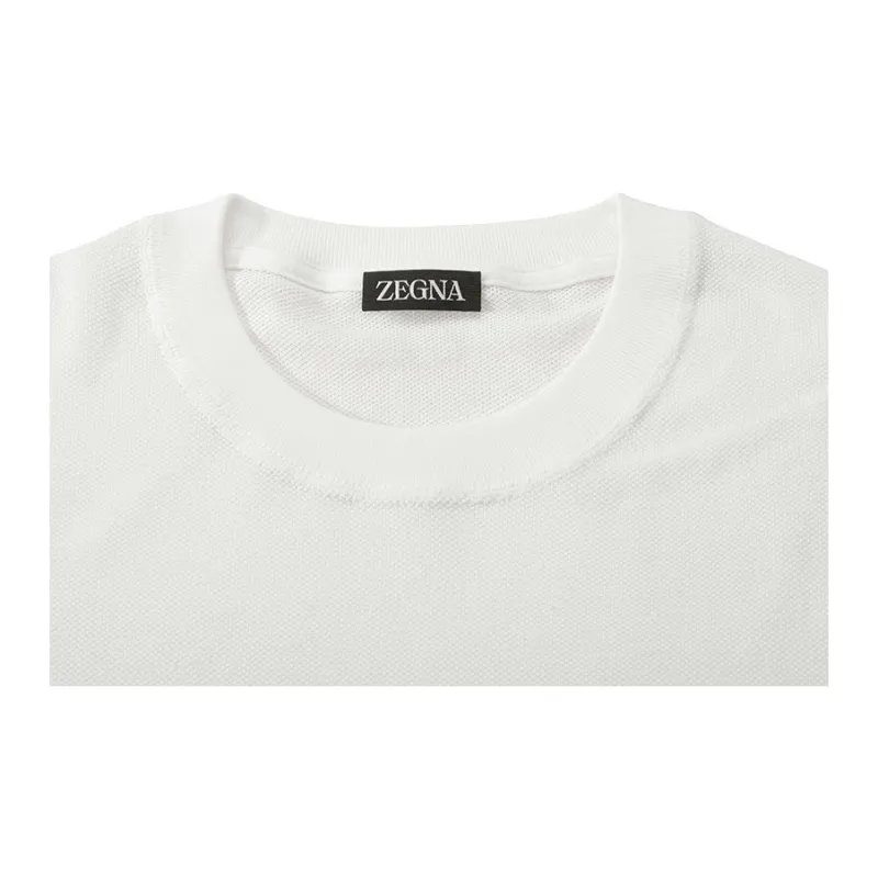 Zegna T-Shirt Men's Fluorescent White-4