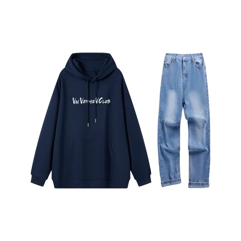 VniVerseVClub Sweatshirt Set Unisex-13