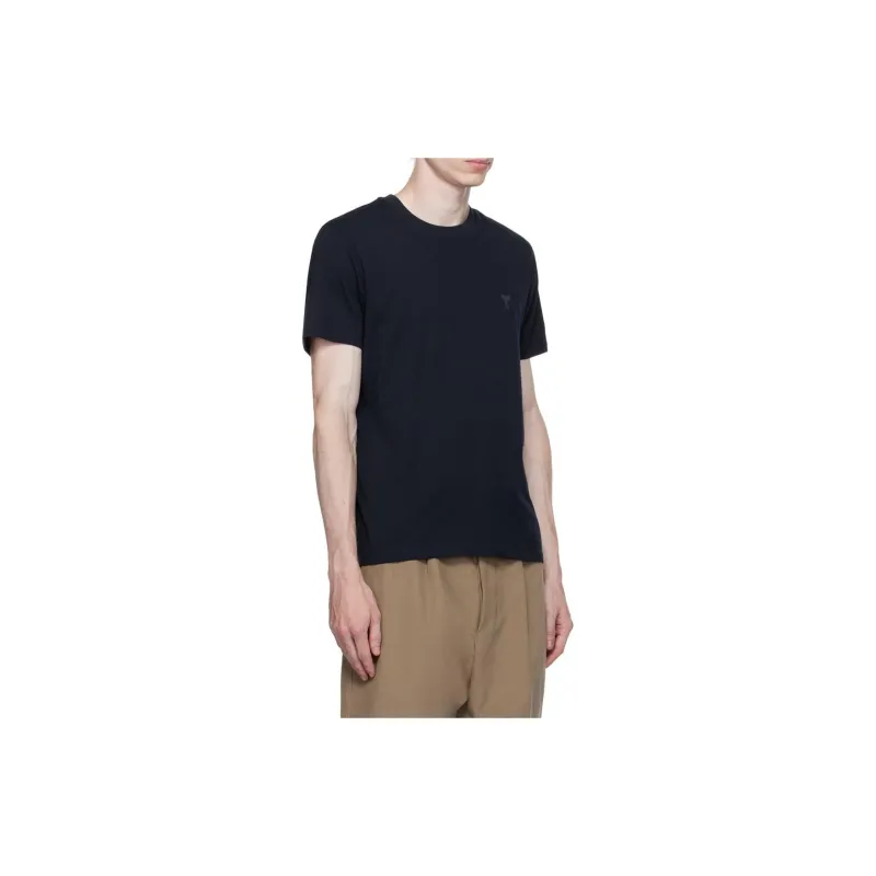 AMIPARIS Paris Ami De Coeur Logo Embroidered Crewneck T Shirt-3