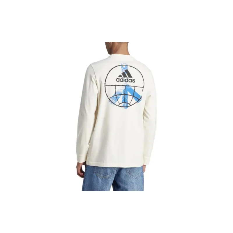 Adidas Sportswear Change Through Sports Long Sleeve Tee T-Shirt Men's White-3