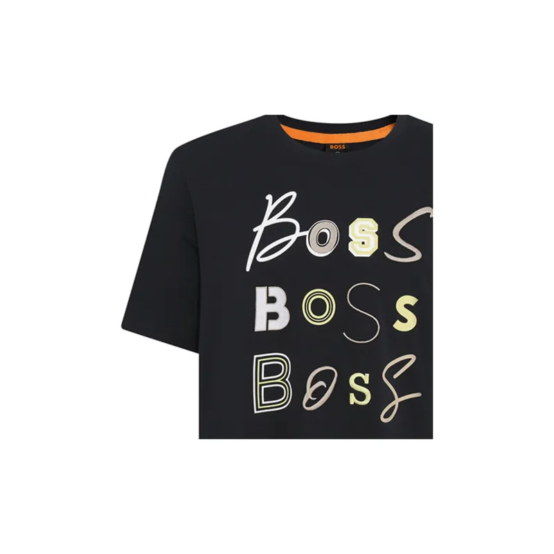 HUGO BOSS T Shirts Men Navy Blue-9