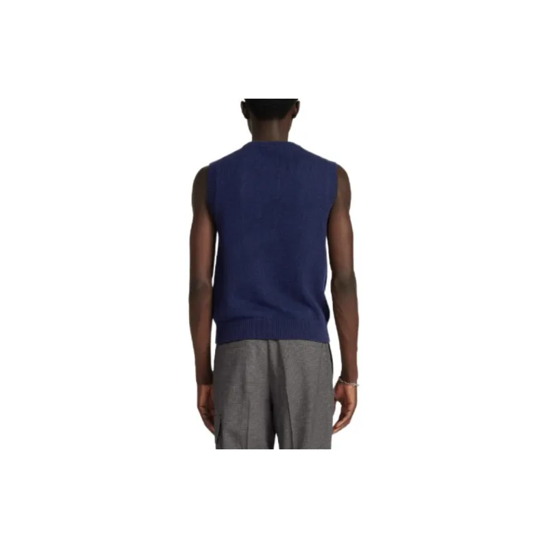 DIOR Cashmere Sweaters Men Blue-3