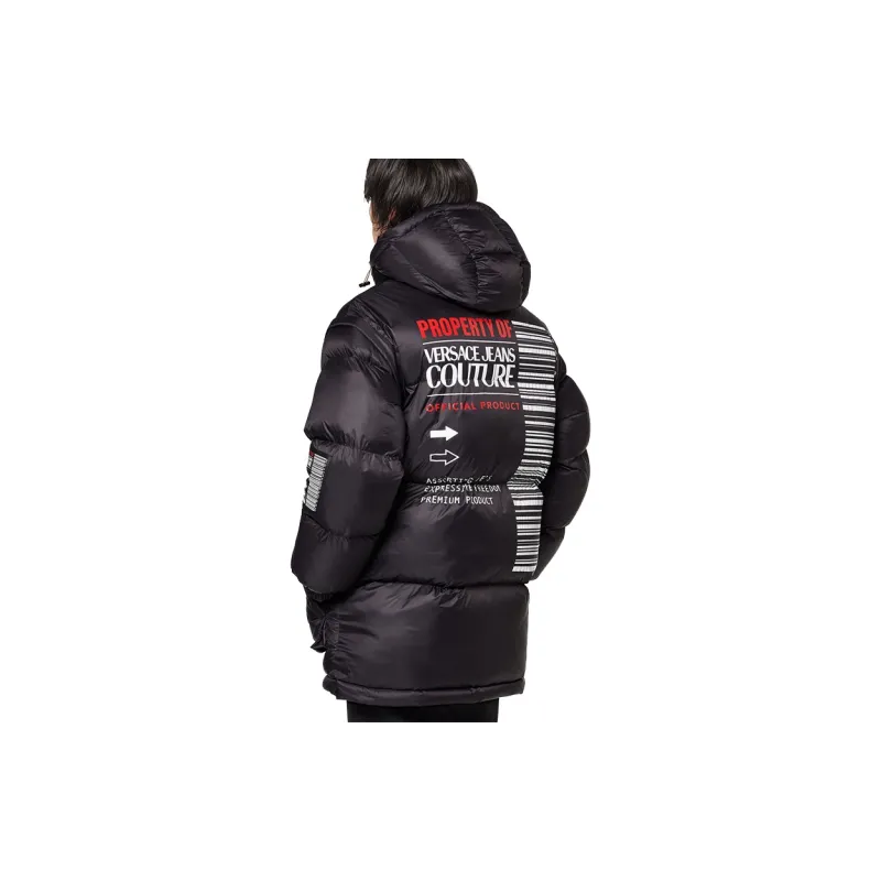 VERSACE JEANS COUTURE Down Jackets Men Black-3
