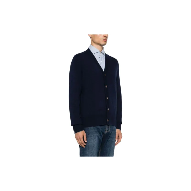 Brunello Cucinelli V Neck Button Up Cardigan-3