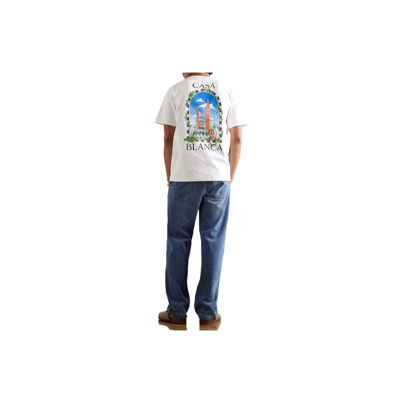 CASABLANCA Vue De Damas T shirt-1