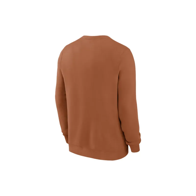 Nike Texas Longhorns Primetime Primary Stack Men's Nike College Pullover Crew-1
