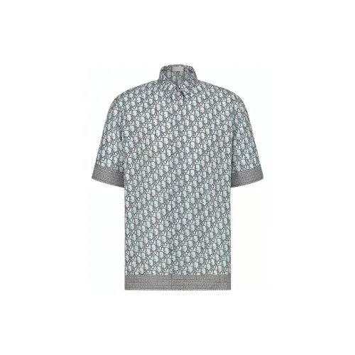 DIOR Shirts Men Light Blue