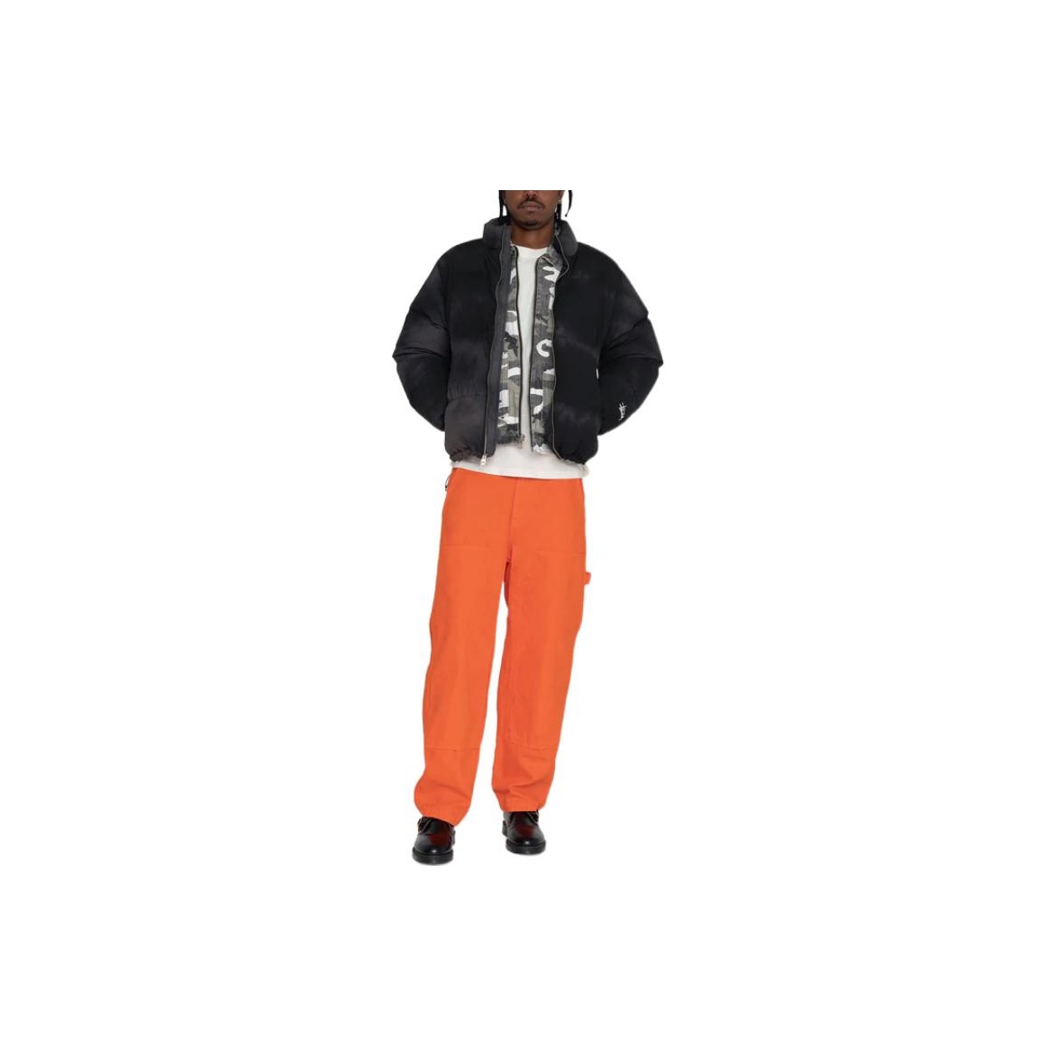 Stussy Recycled Nylon Down Puffer Jacket Black XL - POIZON