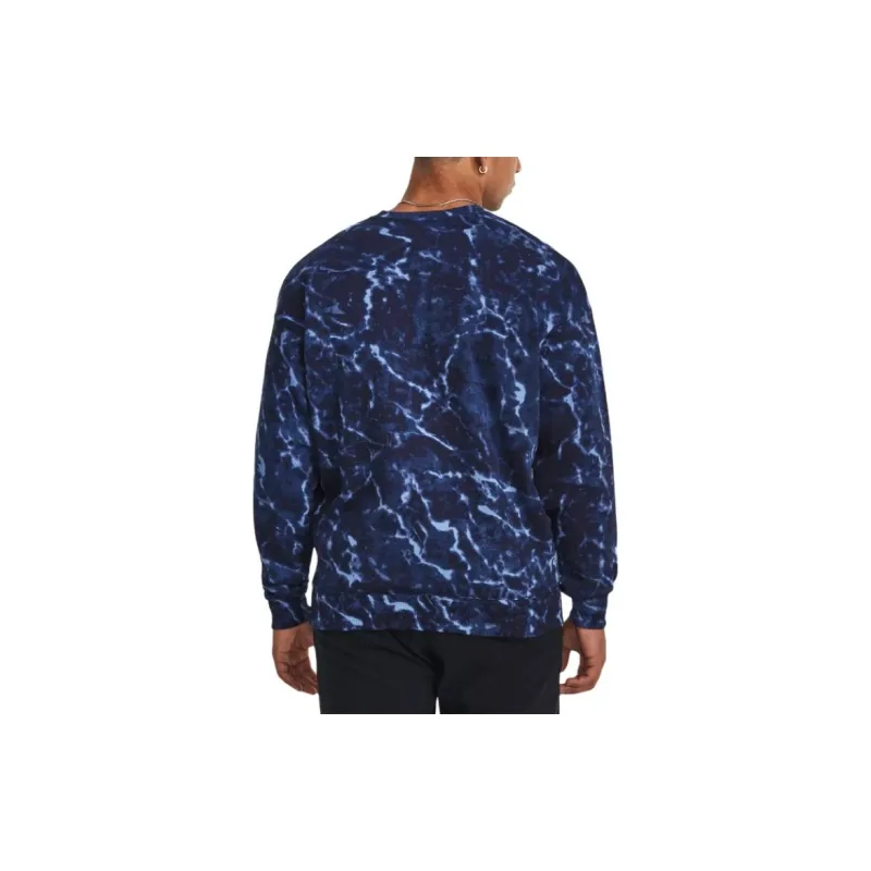 Under Armour Rival Sweatshirts Men Midnight Dark Blue-4