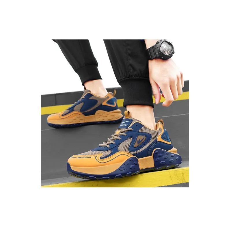 WARRIOR Chunky Sneakers Men Low Top Umber-3