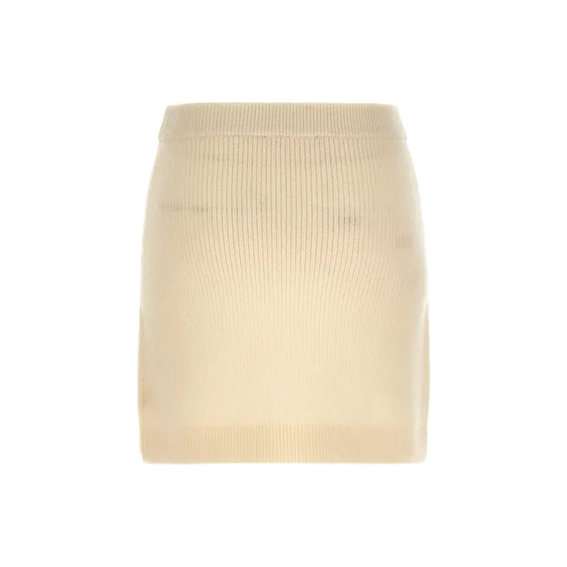 MICHAEL MICHAEL KORS Ribbed Stretched Mini Skirt-1