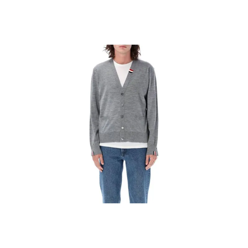 THOM BROWNE Button Up Knitted Cardigan-3