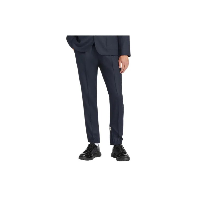 DIOR SS24 Knitted Sports Pants Men's Blue-4