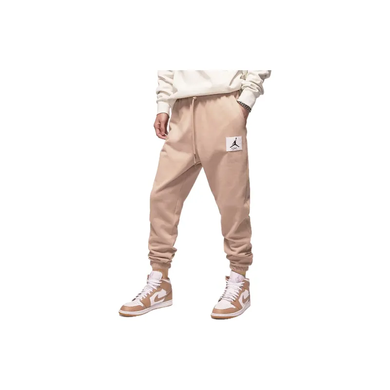 Jordan Knitted Sweatpants Men's Desert Yellow-2
