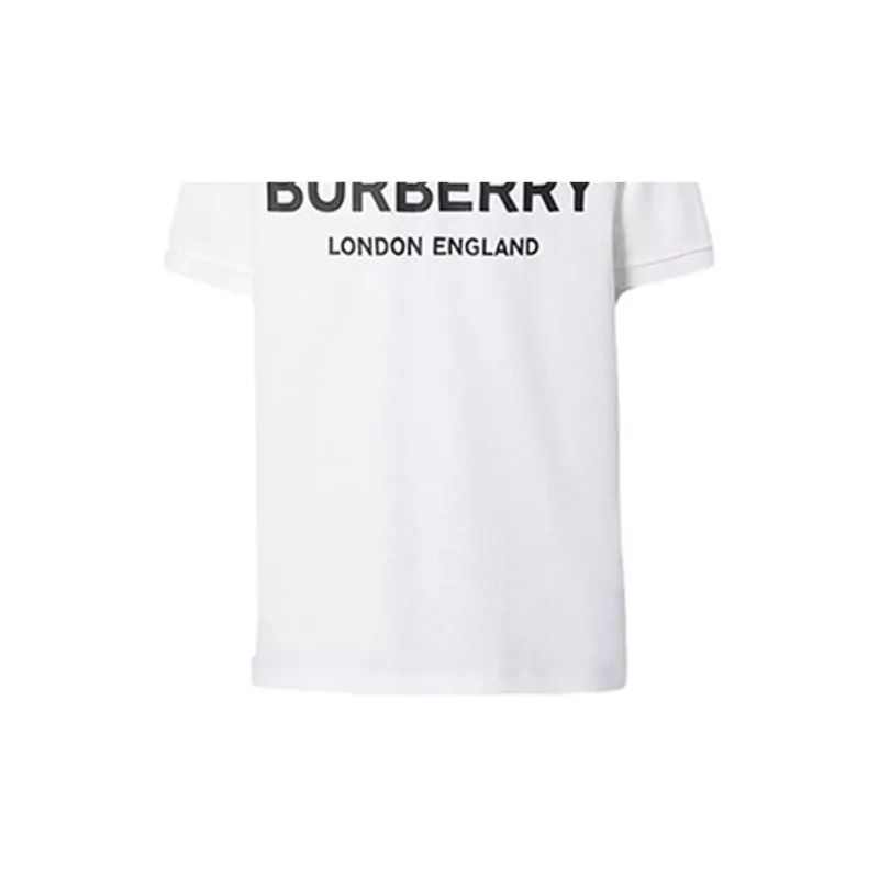 Burberry Polo Shirt Men's White-4