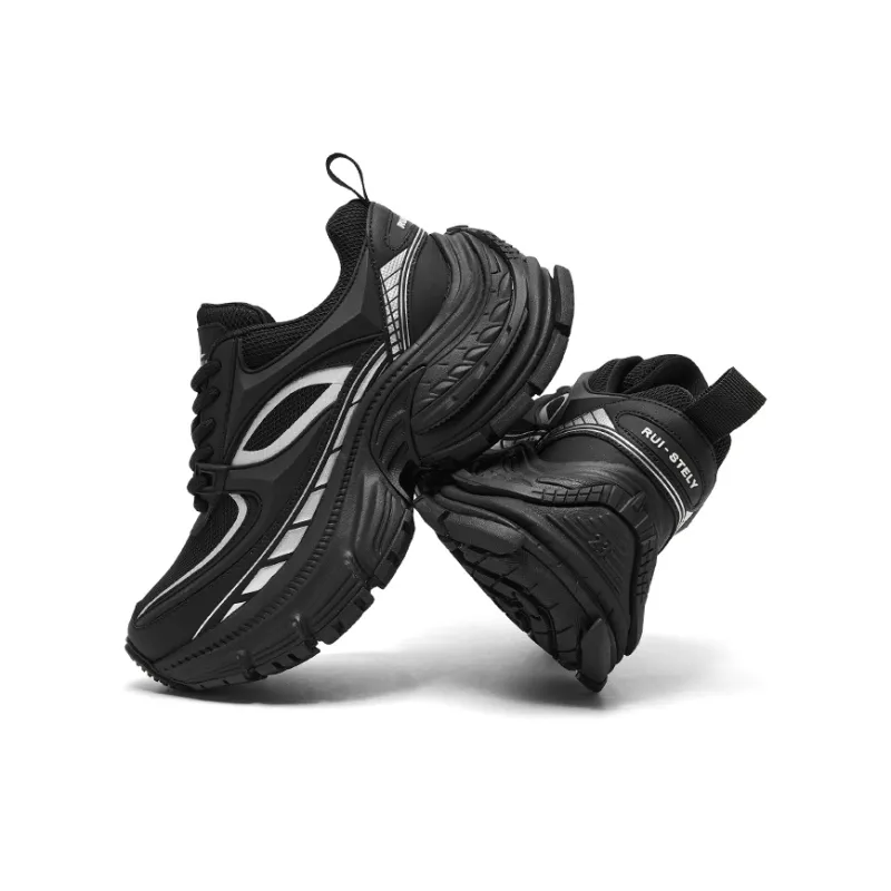 CHERYKALLY Anti-Slip Wear-Resistant Low-Top Chunky Sneakers Women's-3
