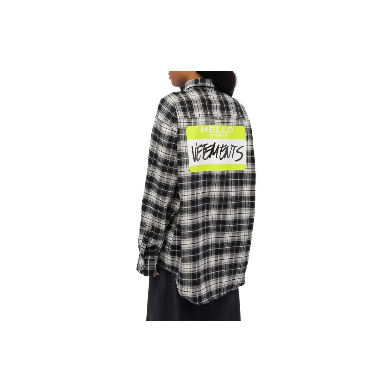 Vetements Shirts Unisex Black-3