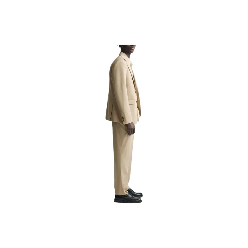 ZARA Suit Trousers Men Light Brown Yellow-4