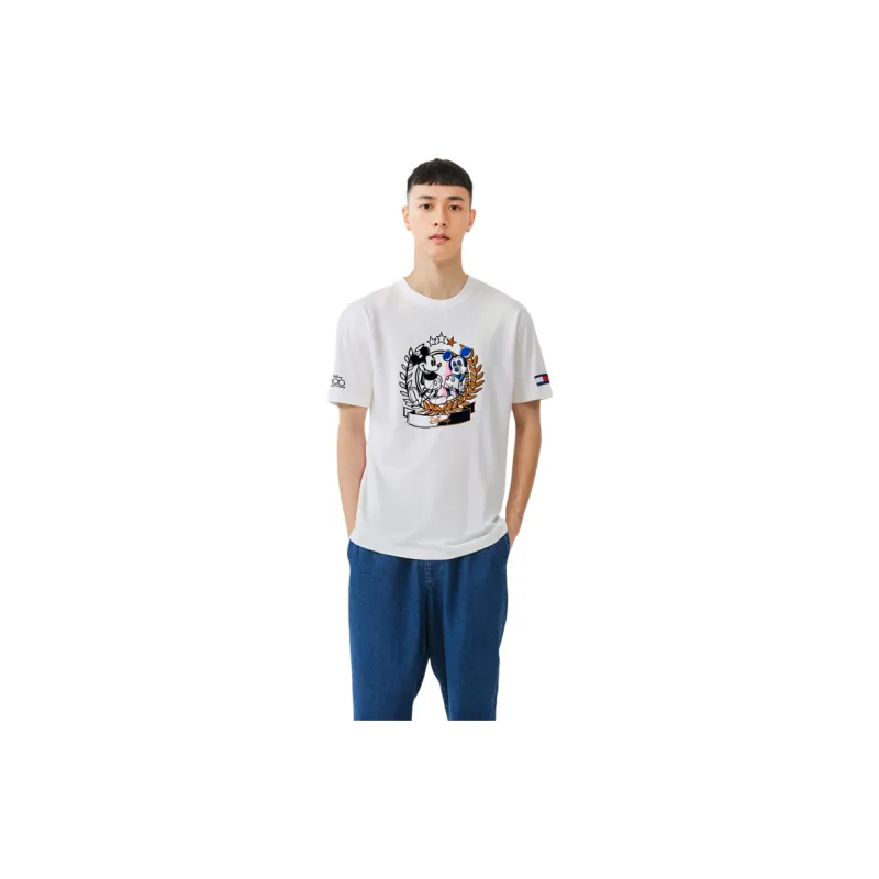 Disney X Tommy Hilfiger Tommy Hilfiger X DISNEY Co branded Series T Shirts Unisex White-5