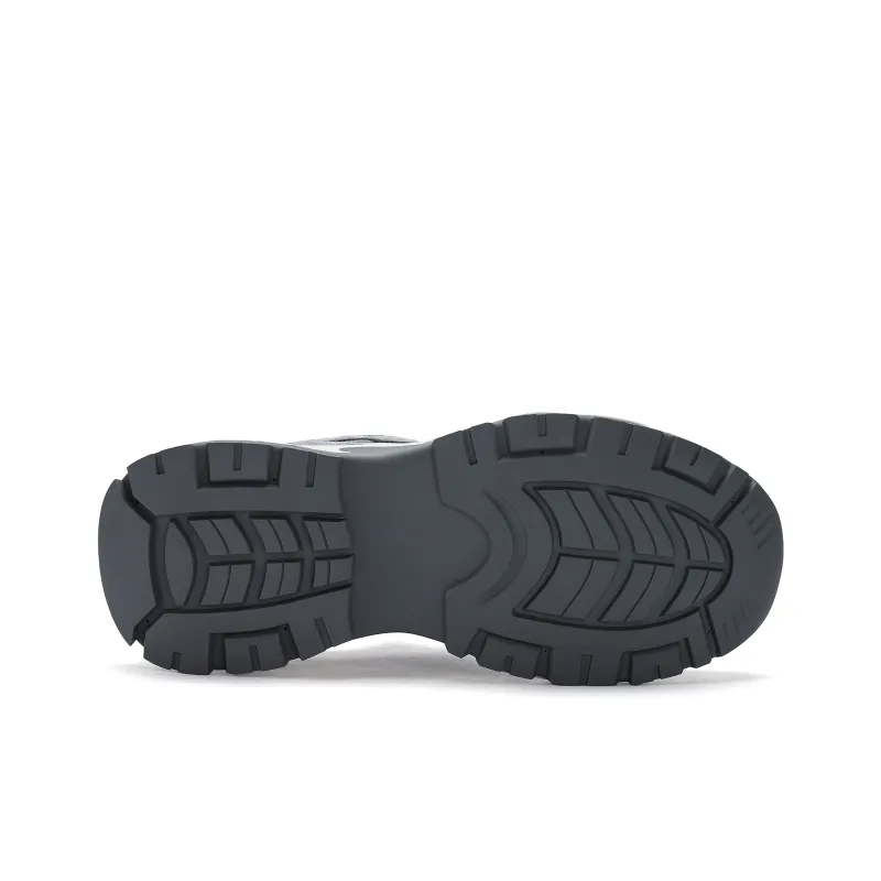 JEEP SPIRIT Height Increasing Wear Resistant Lightweight Slip Resistant Low Top Chunky Sneakers Men's Moon Dust Gray-6