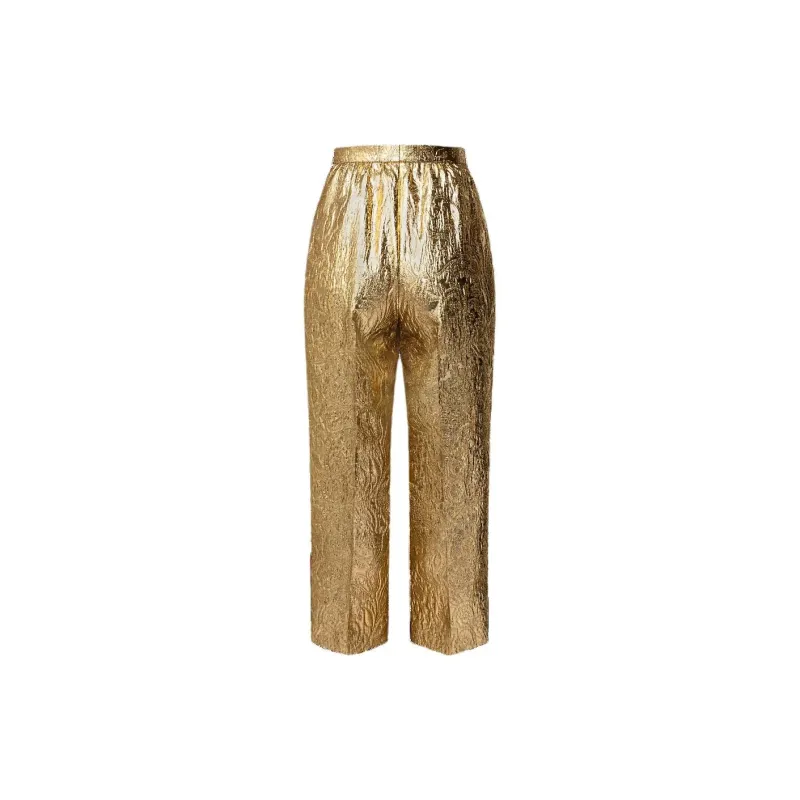 LOUIS VUITTON Floral Jacquard Pants-1