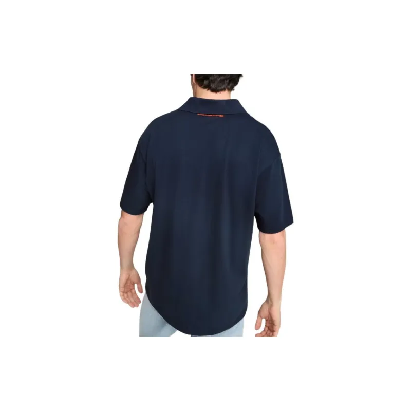 PUMA Porsche Legacy Collection ESS FW24 Polo Shirt Men's Marine Blue-3