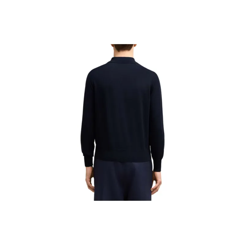 AMIPARIS Paris Ami De Coeur Knitted Polo Shirt-4
