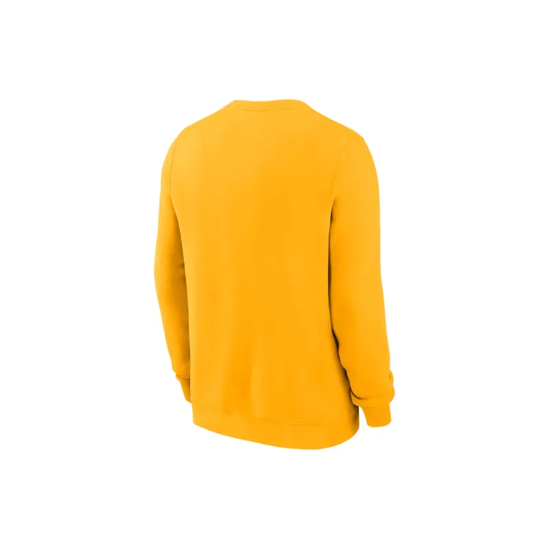 Nike West Virginia Mountaineers Primetime Primary Stack Men's Nike College Pullover Crew-1