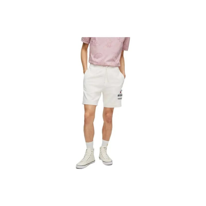 HUGO BOSS x PEANUTS Casual Shorts Unisex Ecru-2