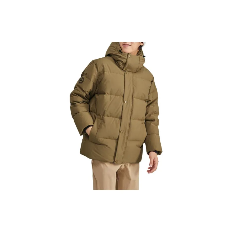 Skechers Colorful Down Jacket Men's Light Brown-3