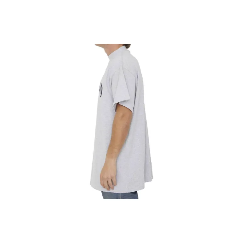 Balenciaga T Shirt Men's Gray Loose Fit Style-4