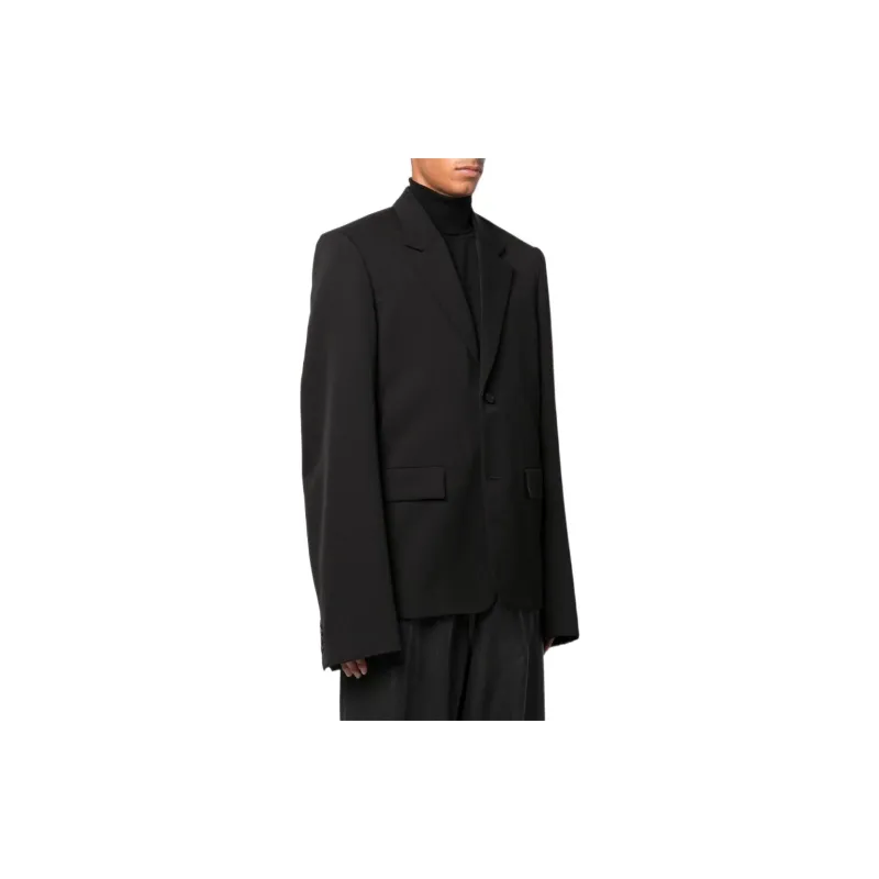 Balenciaga Business Suits Men Black-4