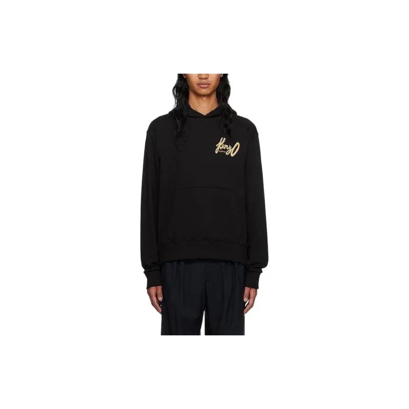 KENZO Archive Logo Printed Long Sleeved Hoodie-2