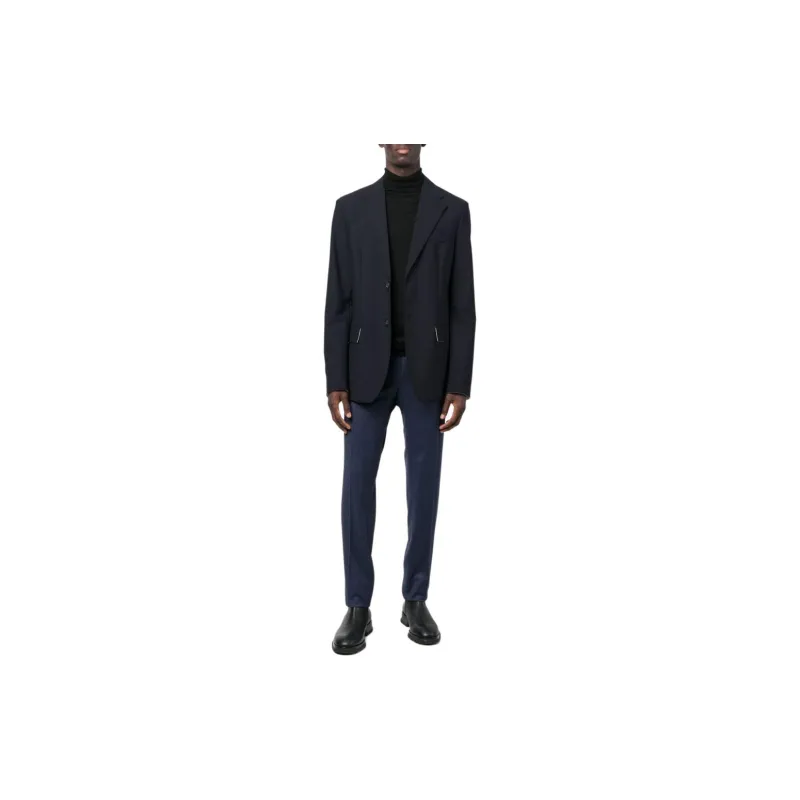 Canali Suit Trousers Men Blue-1