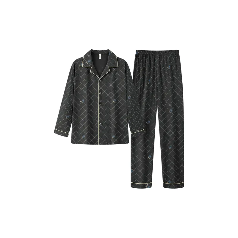 William Pajama Set Men's Men's 100% Cotton-0