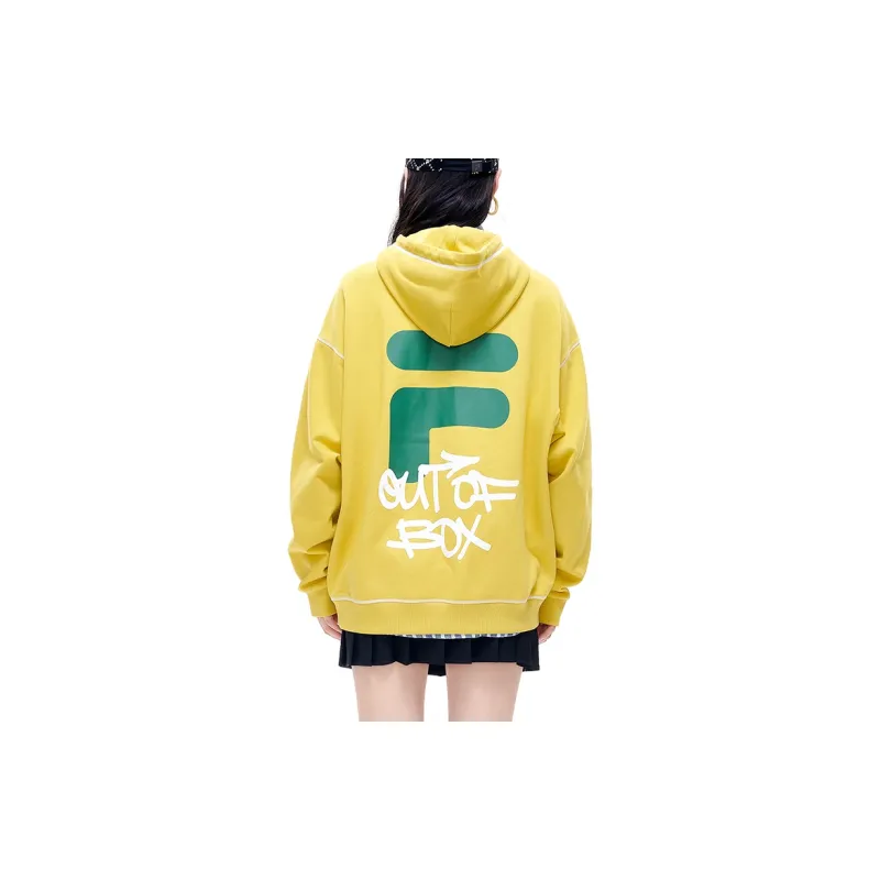 FILA FUSION TOKYO STUDIO Sweatshirts Unisex Maneffi Yellow-3