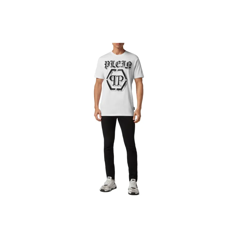 PHILIPP PLEIN Ss Chrome Round neck T shirt-3