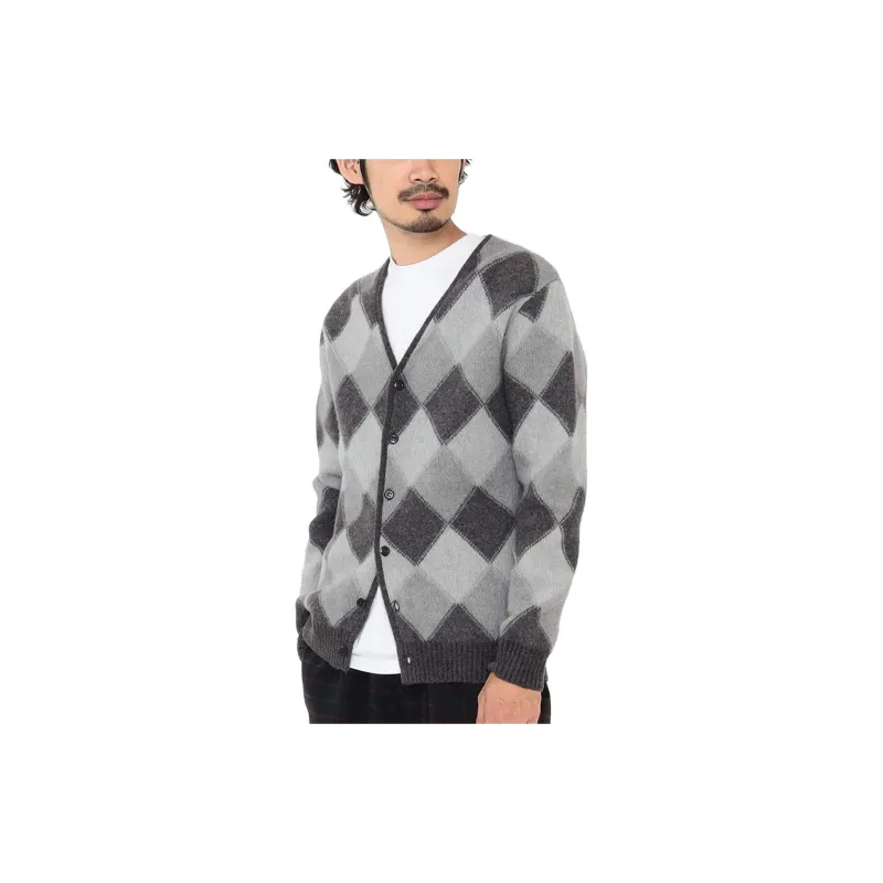 Beams Sweaters Men Gray-5