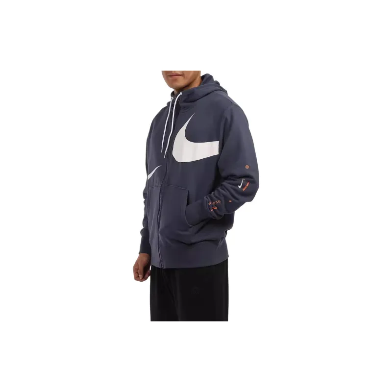 Nike Jackets Men Navy Blue-4