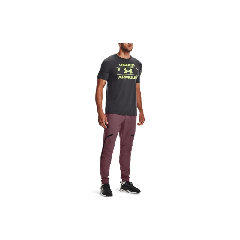 Under Armour Straight Short Sleeved T Shirt Men's Gray-4
