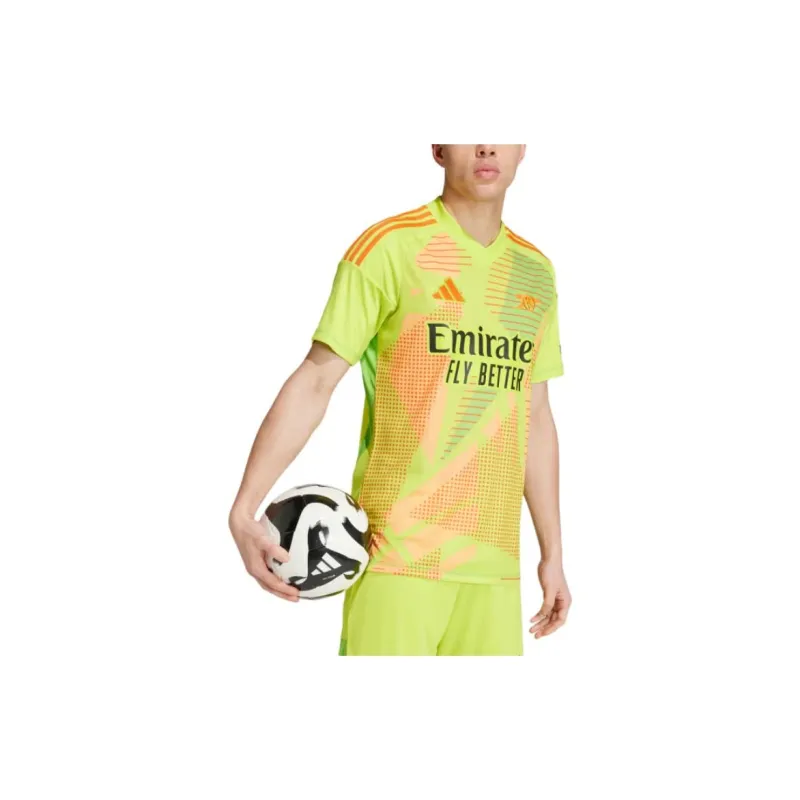 Adidas ARSENAL 24/25 GOALKEEPER Soccer Jerseys Men's Half Sun Yellow-3