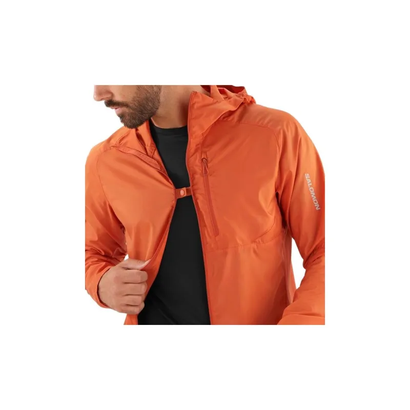 SALOMON BONATTI CROSS WIND Jackets Men Orange-5