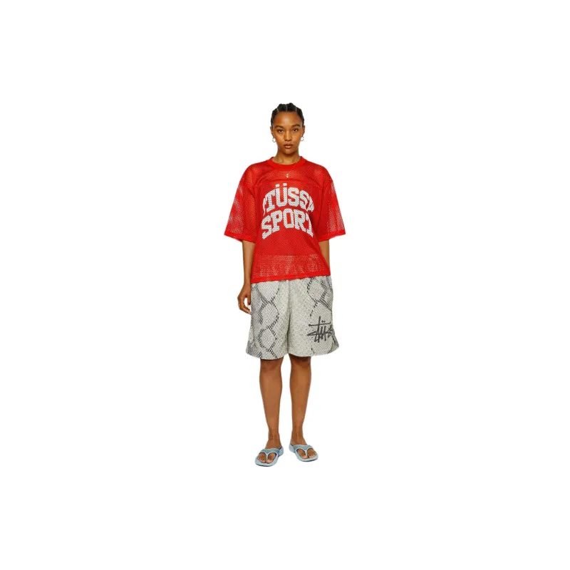 Stussy Basic Snake Mesh Short-5