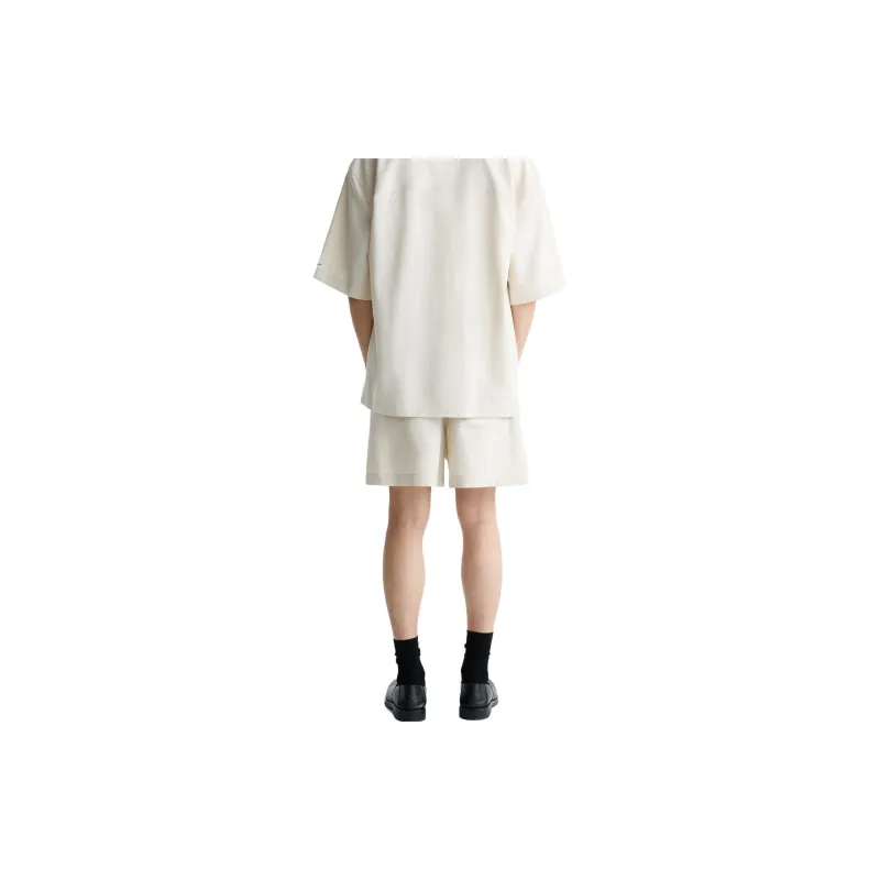 ZARA Casual Shorts Men White-4