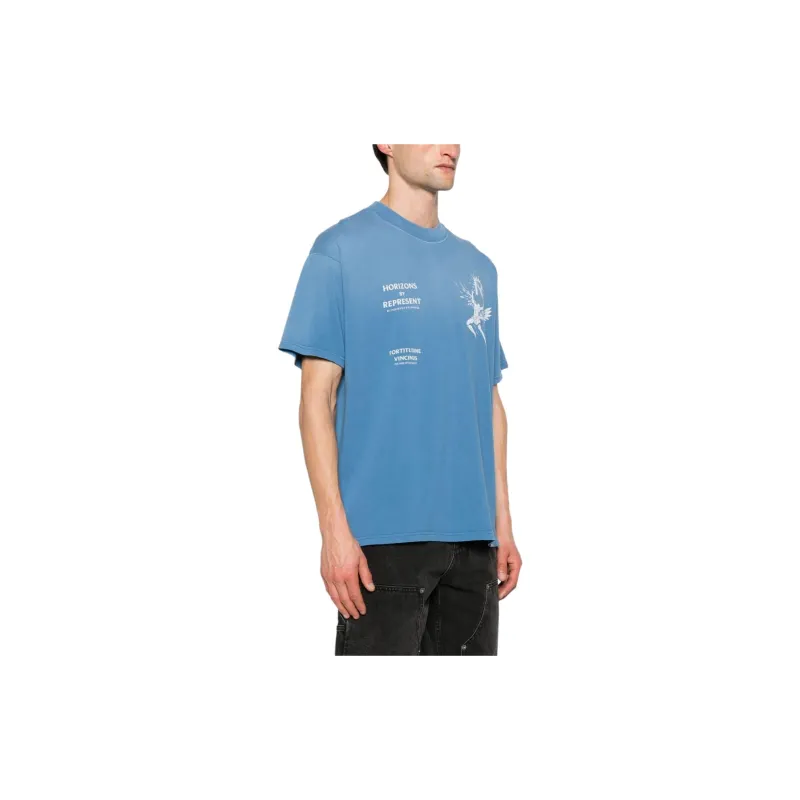 REPRESENT T Shirt Men's Sky Blue-3