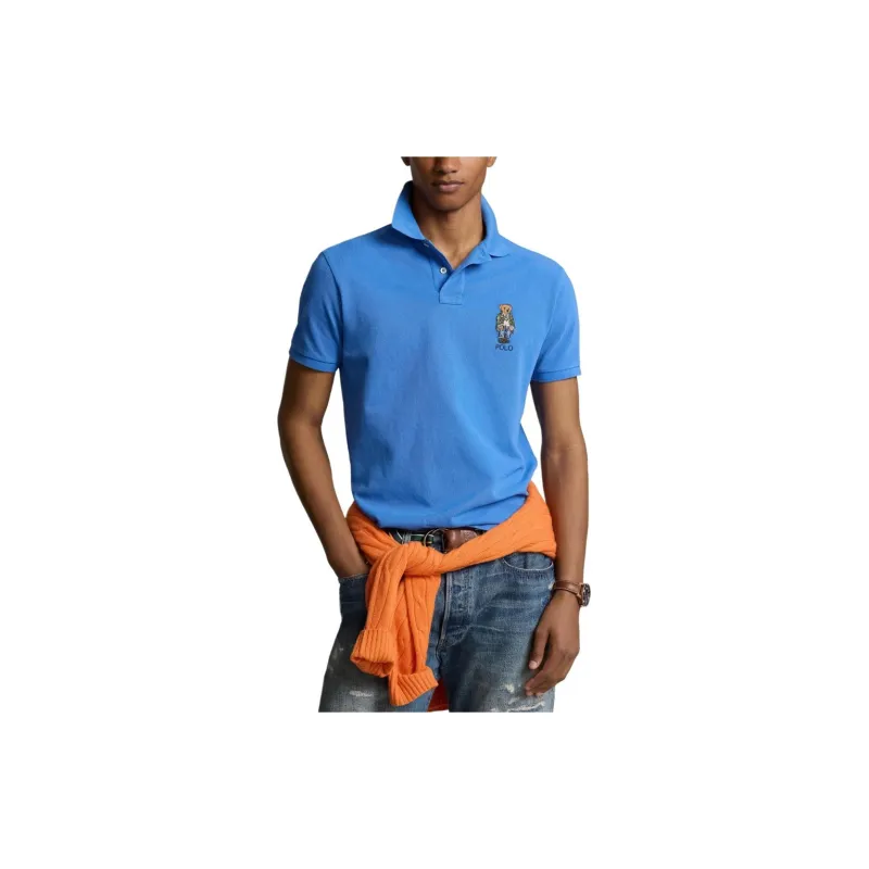 Polo Ralph Lauren Bear Embroidered Polo Shirt-2