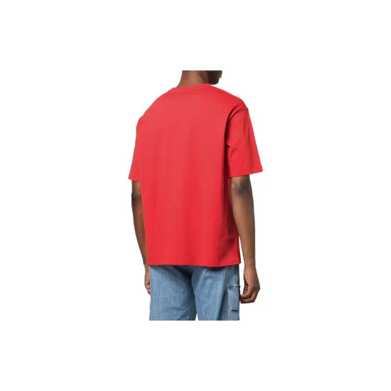 BALMAIN T Shirts Men Red-2