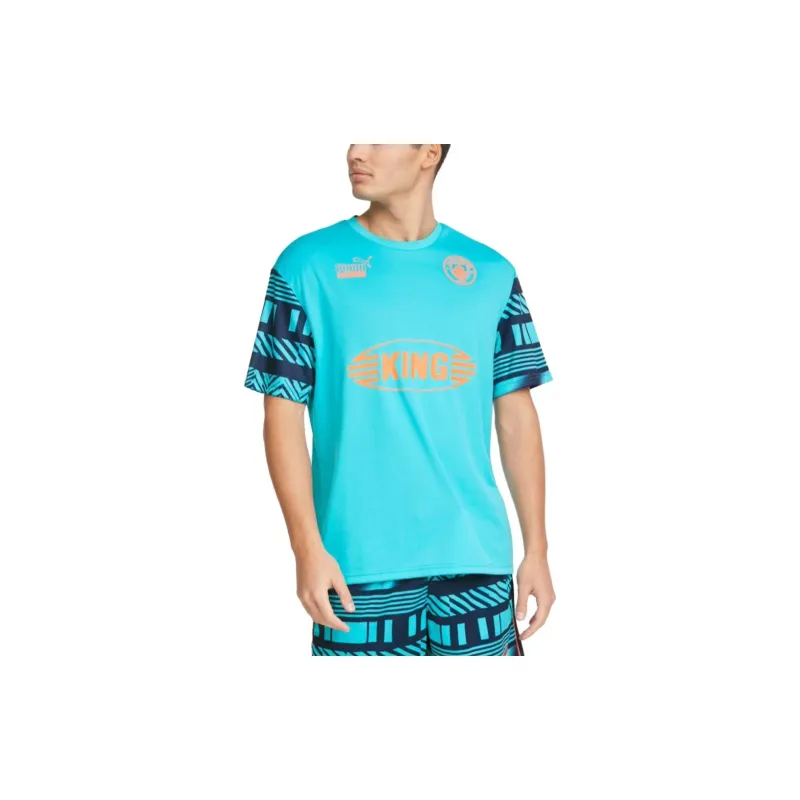 PUMA Manchester City Football Club Soccer Jerseys Men Blue-4