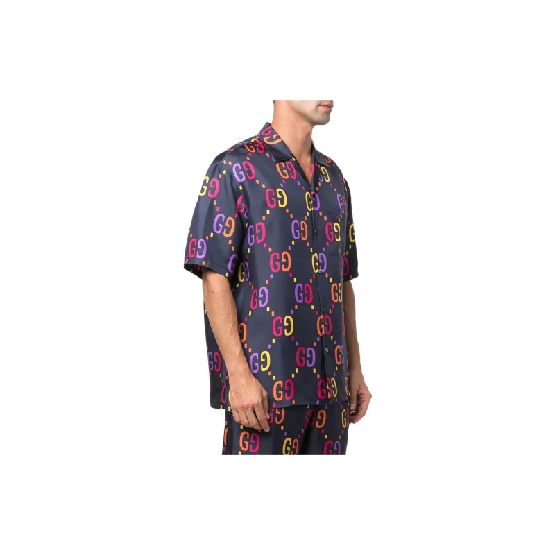 GUCCI SS22 Shirt Men's Multicolor-3